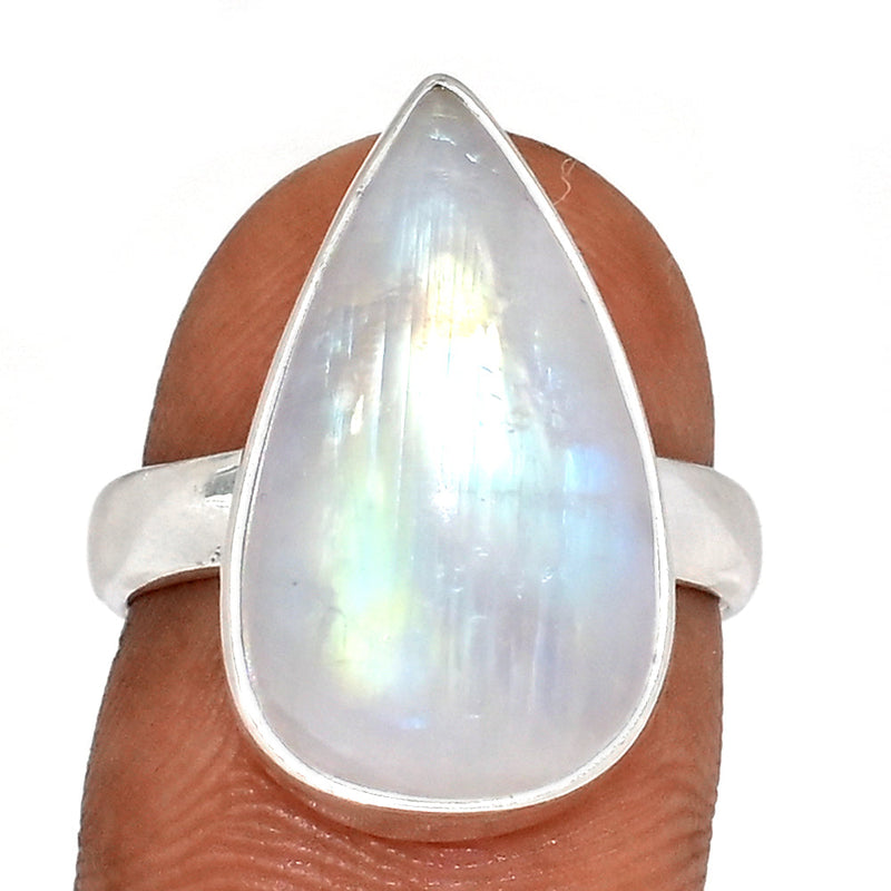 Blue Fire Moonstone Ring - BFMR4736