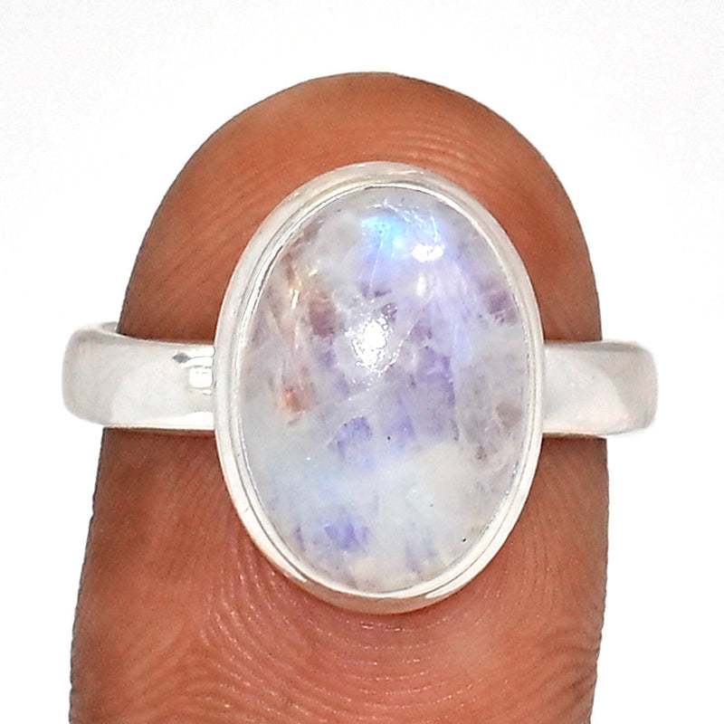 Blue Fire Moonstone Ring - BFMR4738