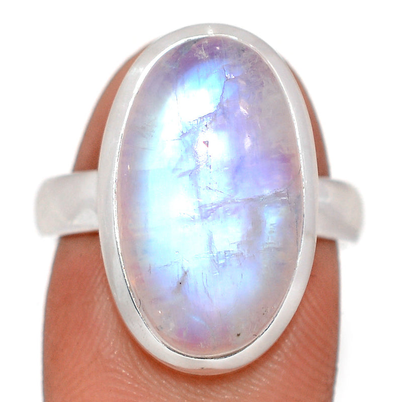 Blue Fire Moonstone Ring - BFMR4770