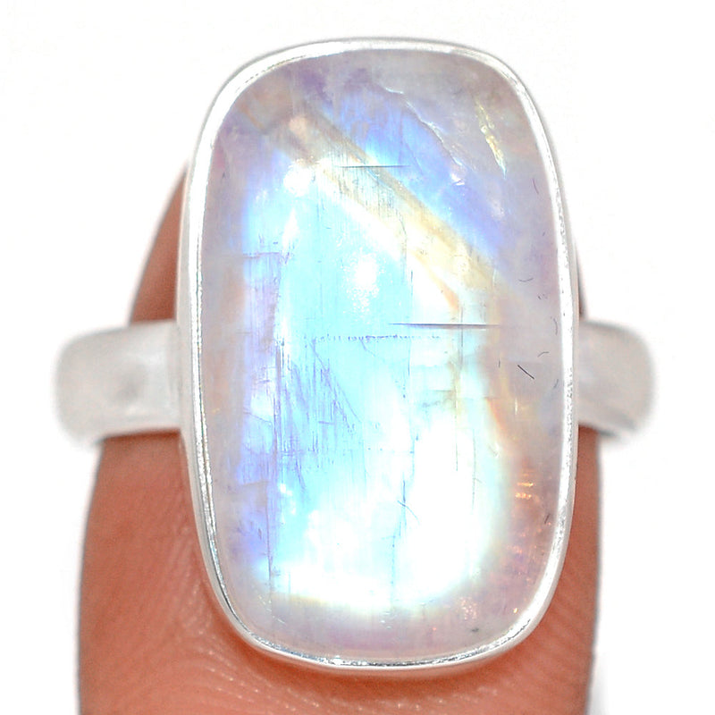 Blue Fire Moonstone Ring - BFMR4771
