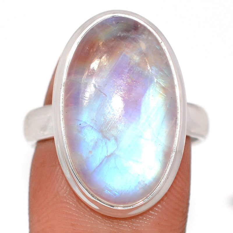 Blue Fire Moonstone Ring - BFMR4773