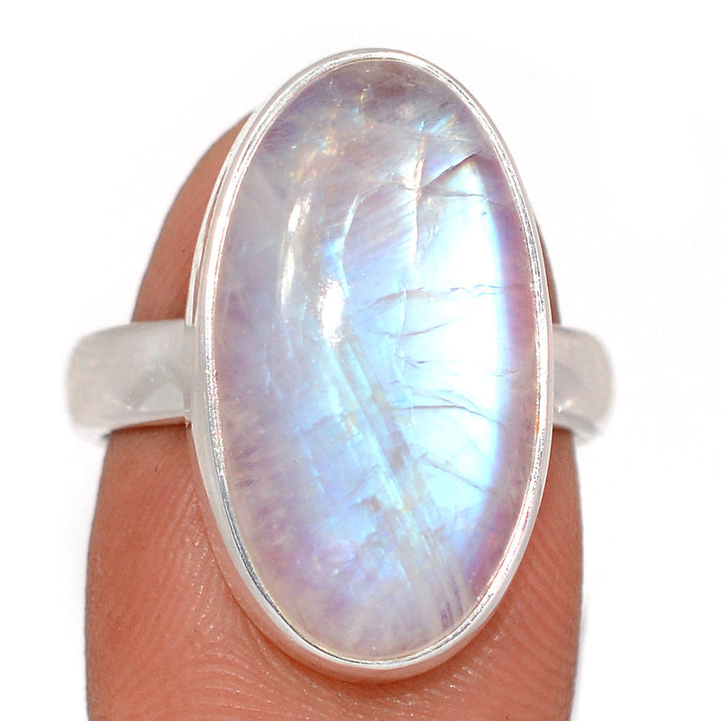 Blue Fire Moonstone Ring - BFMR4775