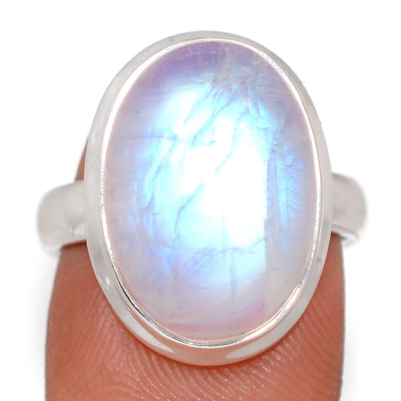 Blue Fire Moonstone Ring - BFMR4777