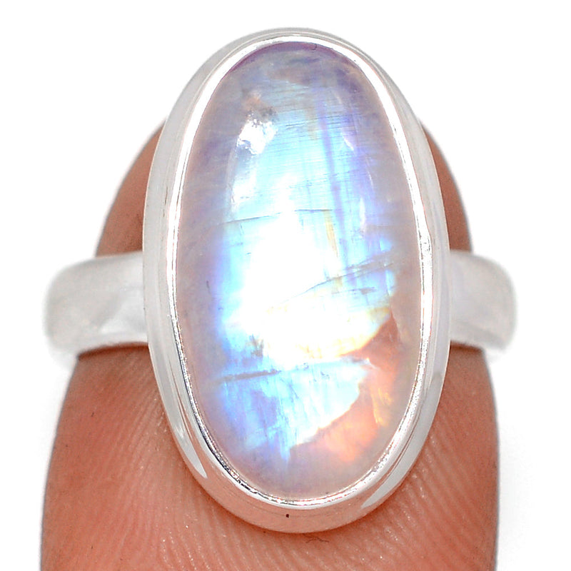 Blue Fire Moonstone Ring - BFMR4782