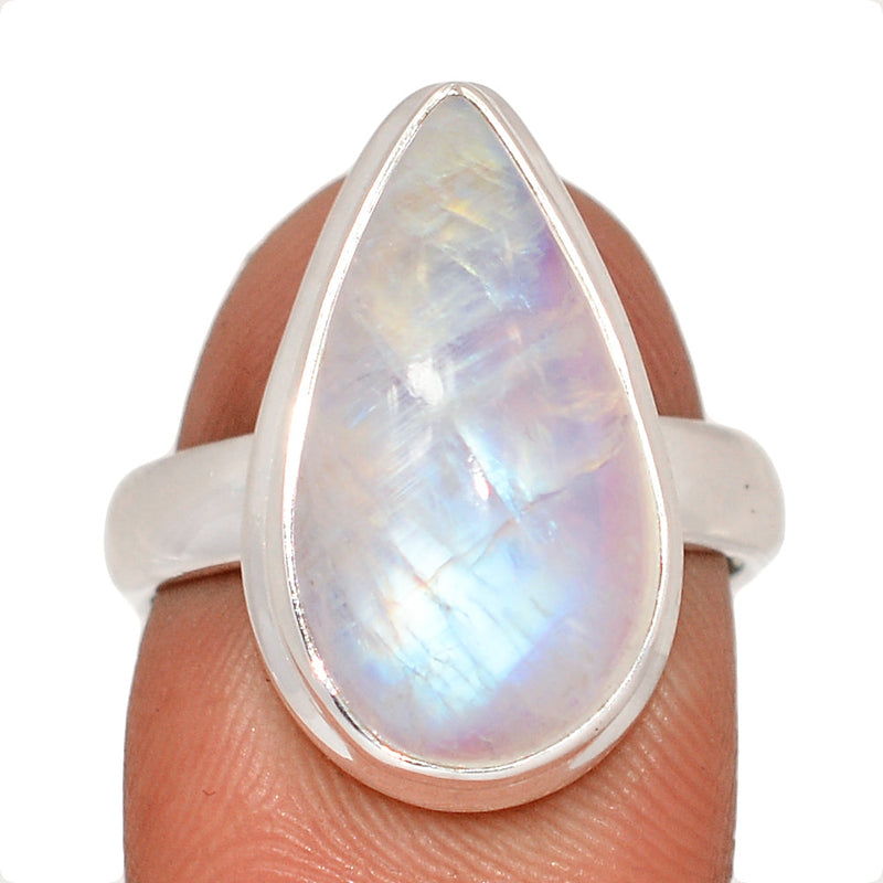 Blue Fire Moonstone Ring - BFMR4785