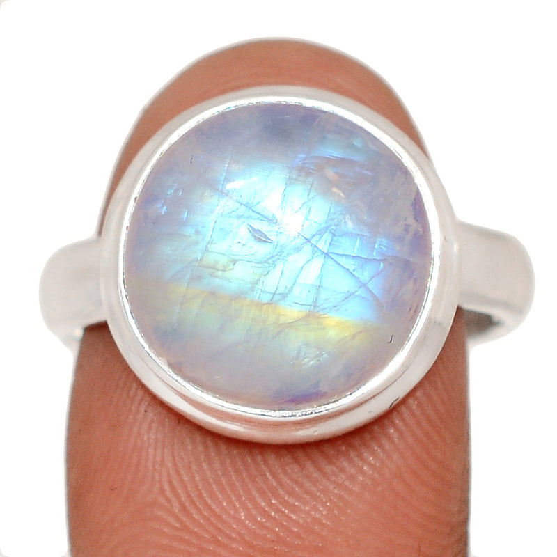 Blue Fire Moonstone Ring - BFMR4786