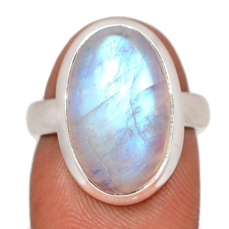 Blue Fire Moonstone Ring - BFMR4788