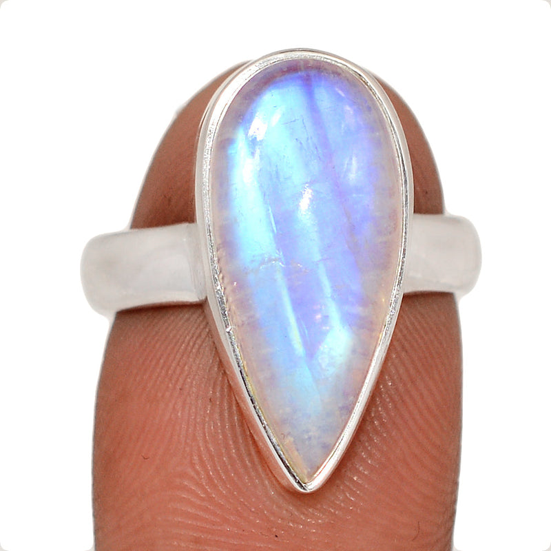 Blue Fire Moonstone Ring - BFMR4790