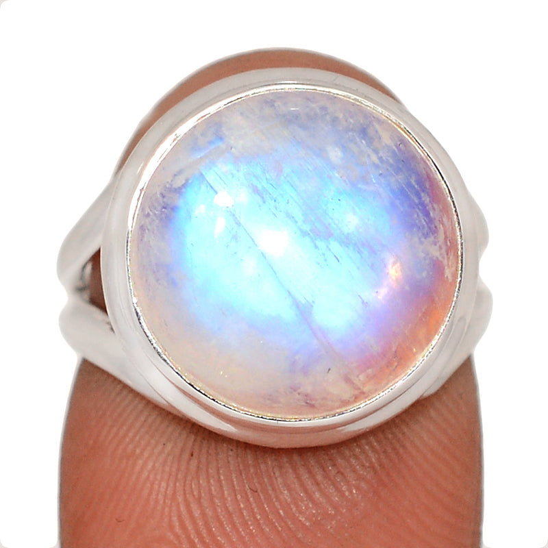 Blue Fire Moonstone Ring - BFMR4798