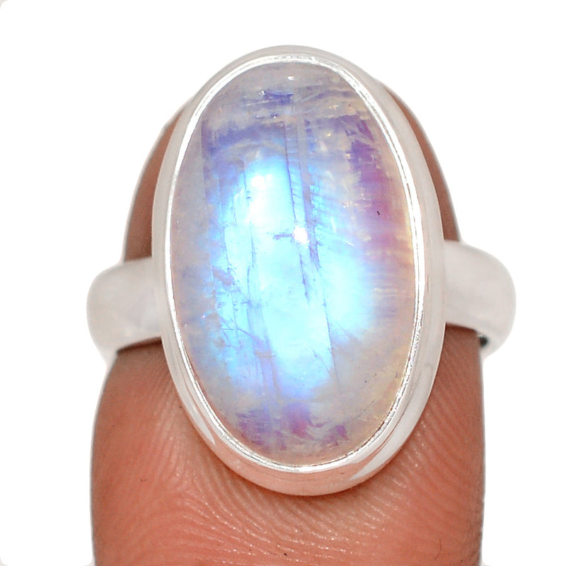 Blue Fire Moonstone Ring - BFMR4799
