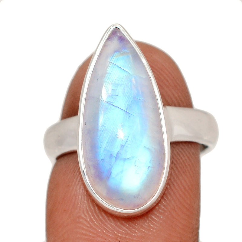 Blue Fire Moonstone Ring - BFMR4800