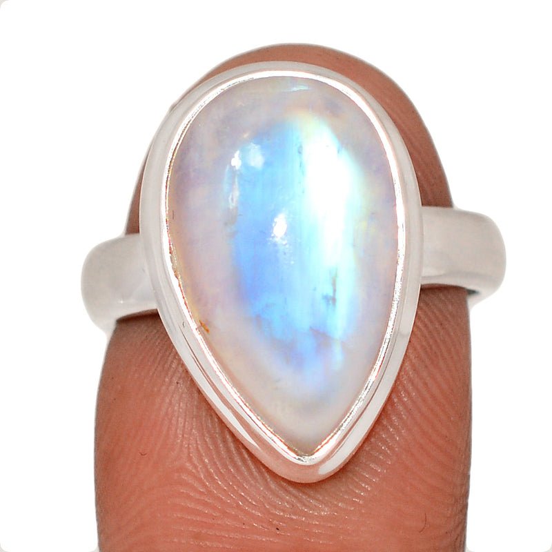 Blue Fire Moonstone Ring - BFMR4803