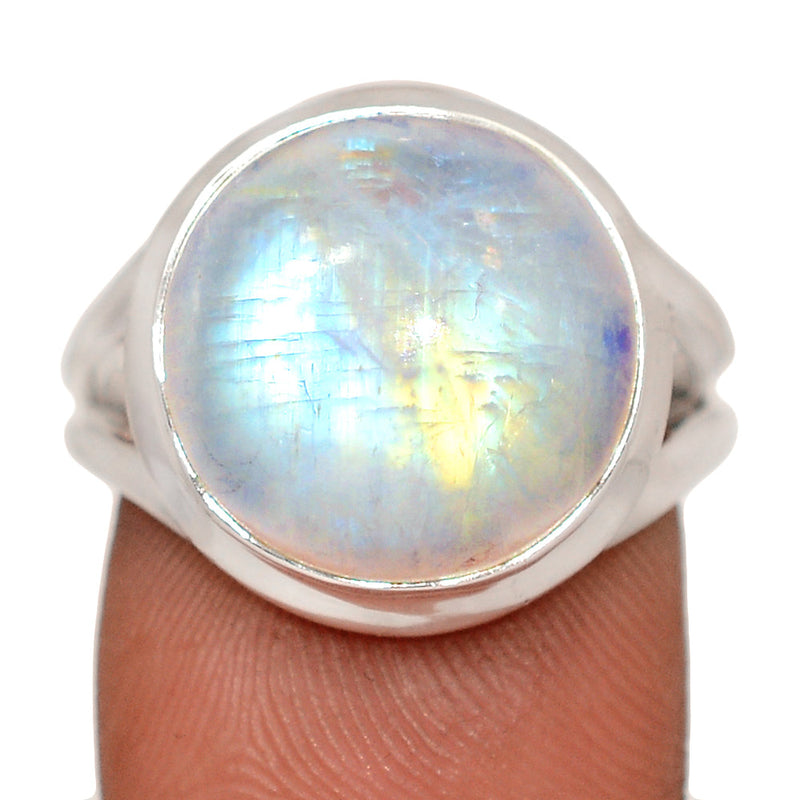 Blue Fire Moonstone Ring - BFMR4804