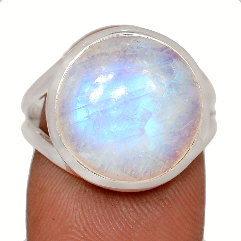 Blue Fire Moonstone Ring - BFMR4805