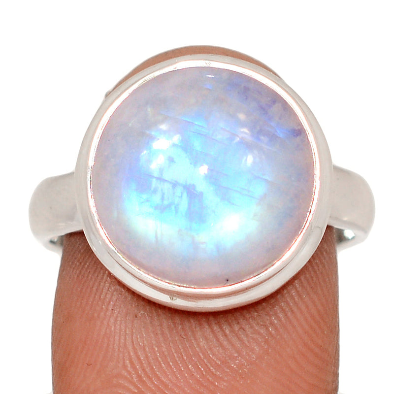 Blue Fire Moonstone Ring - BFMR4806
