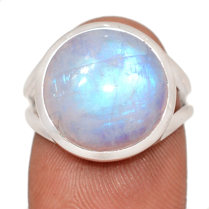 Blue Fire Moonstone Ring - BFMR4808
