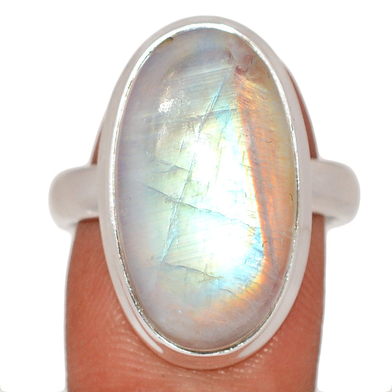 Blue Fire Moonstone Ring - BFMR4821