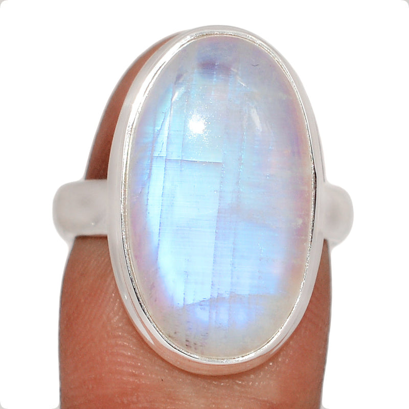 Blue Fire Moonstone Ring - BFMR4831