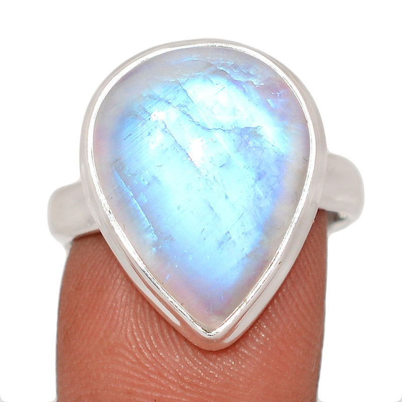 Blue Fire Moonstone Ring - BFMR4833