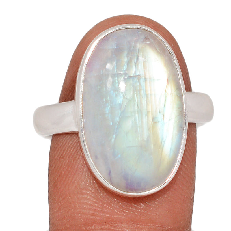 Blue Fire Moonstone Ring - BFMR4862