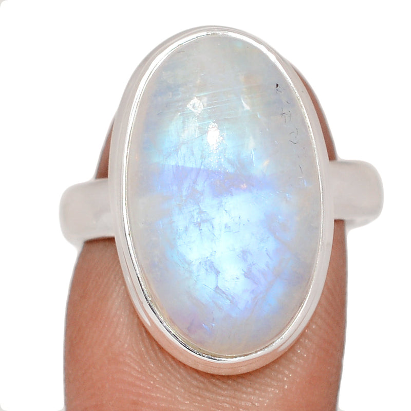 Blue Fire Moonstone Ring - BFMR4867