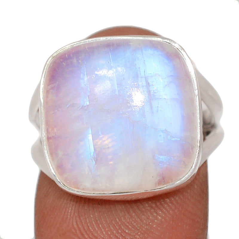 Blue Fire Moonstone Ring - BFMR4869