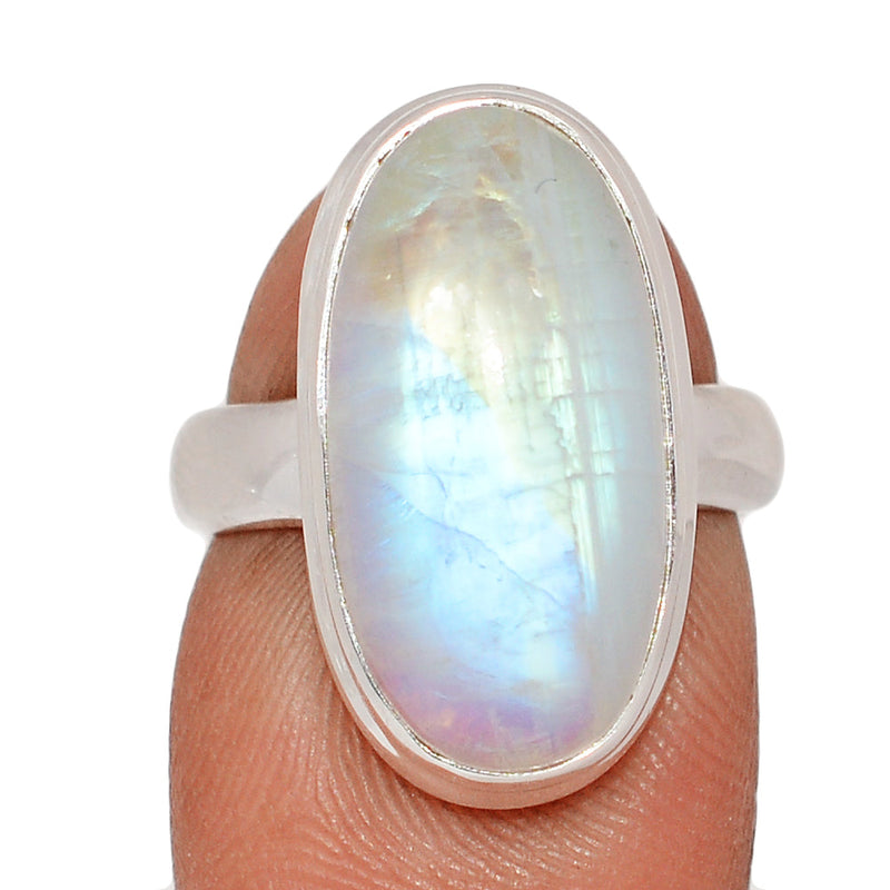 Blue Fire Moonstone Ring - BFMR4871