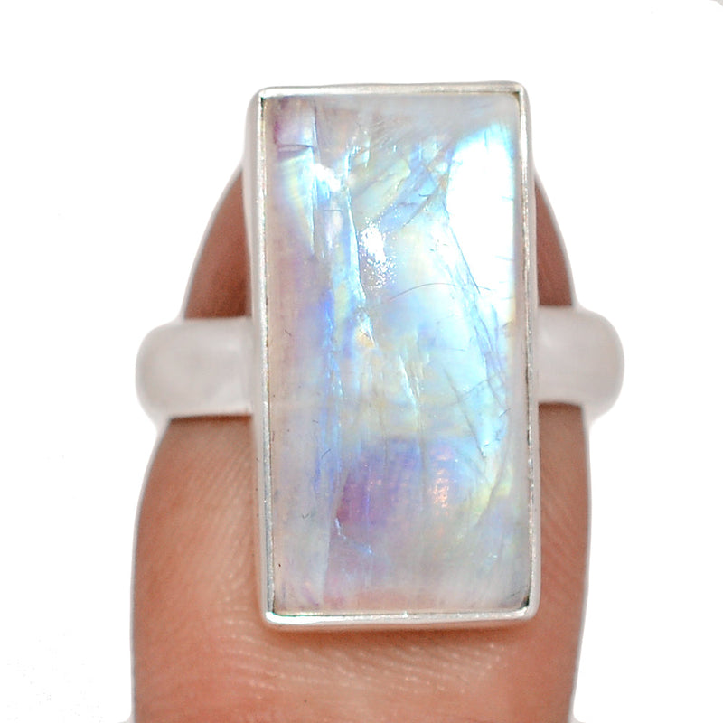 Blue Fire Moonstone Ring - BFMR4872