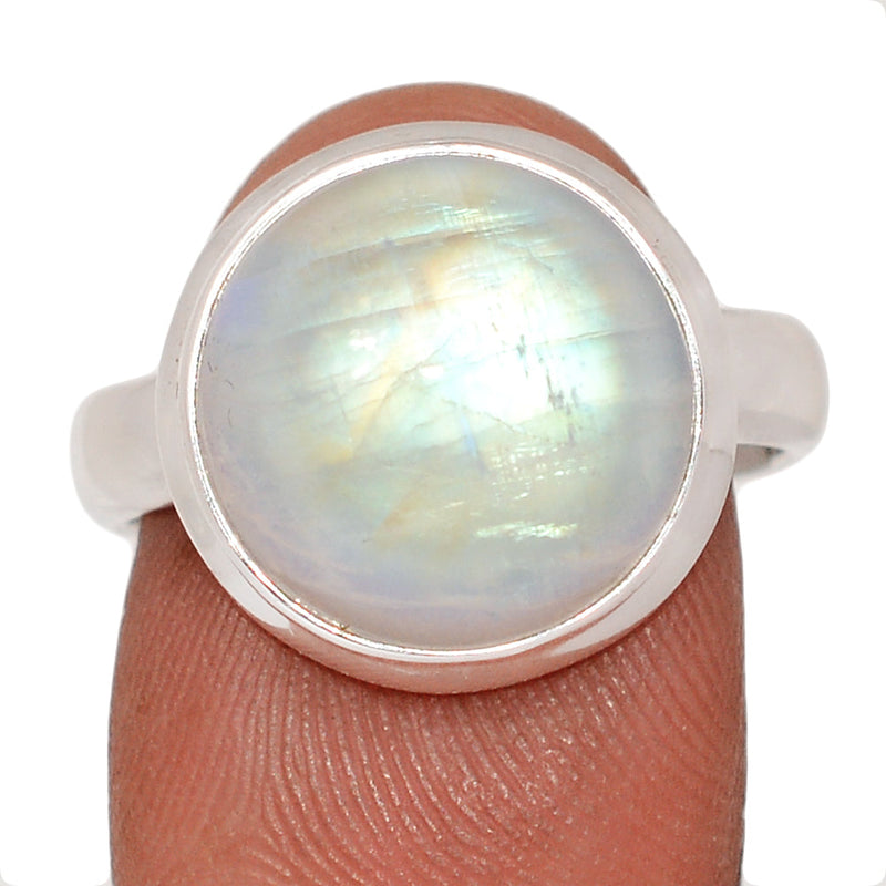 Blue Fire Moonstone Ring - BFMR4884