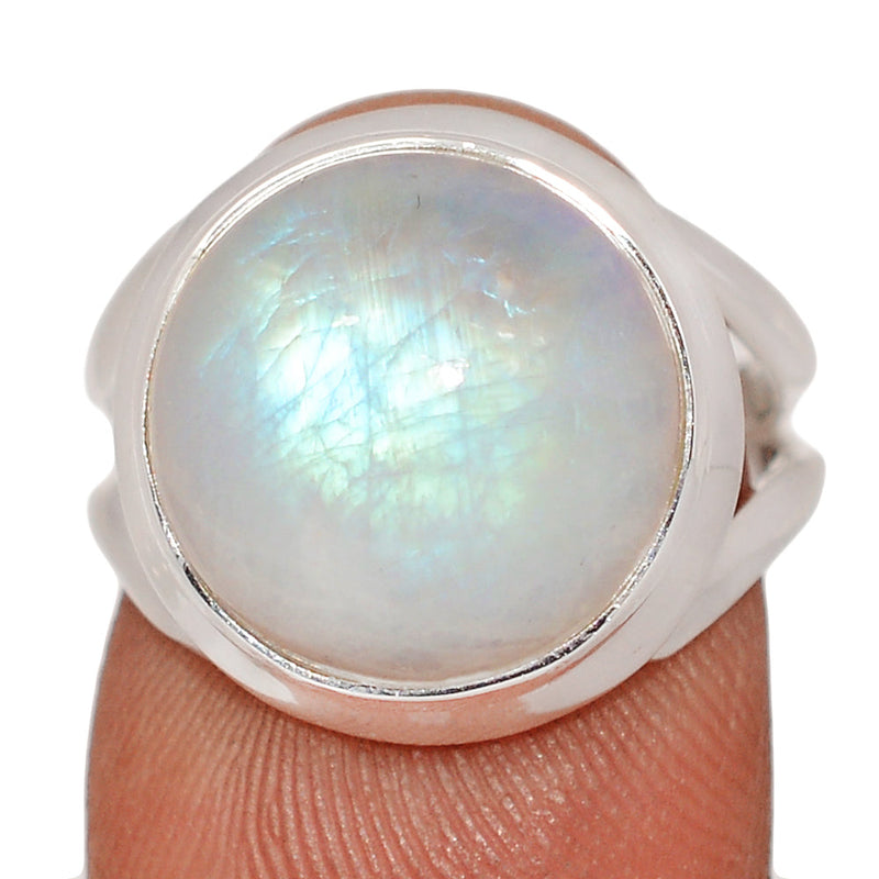 Blue Fire Moonstone Ring - BFMR4885