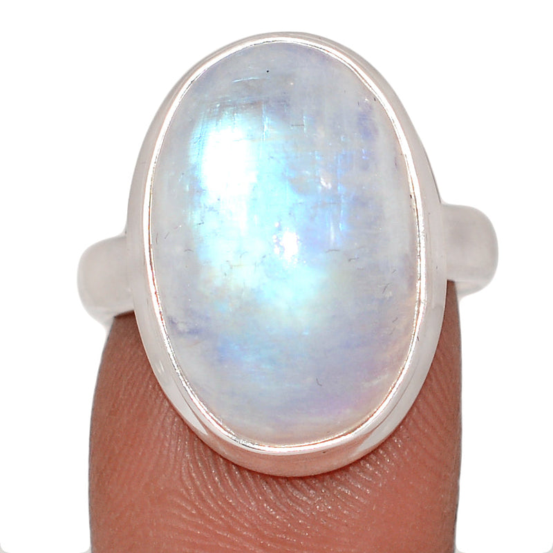 Blue Fire Moonstone Ring - BFMR4891