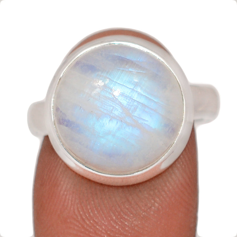 Blue Fire Moonstone Ring - BFMR4894