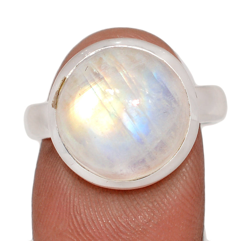 Blue Fire Moonstone Ring - BFMR4895