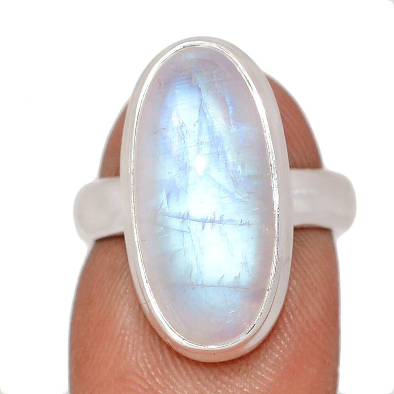 Blue Fire Moonstone Ring - BFMR4897