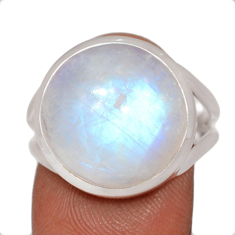 Blue Fire Moonstone Ring - BFMR4898