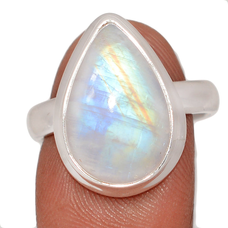 Blue Fire Moonstone Ring - BFMR4899