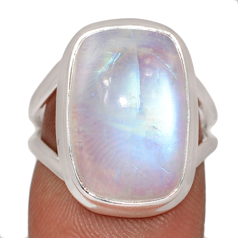 Blue Fire Moonstone Ring - BFMR4900