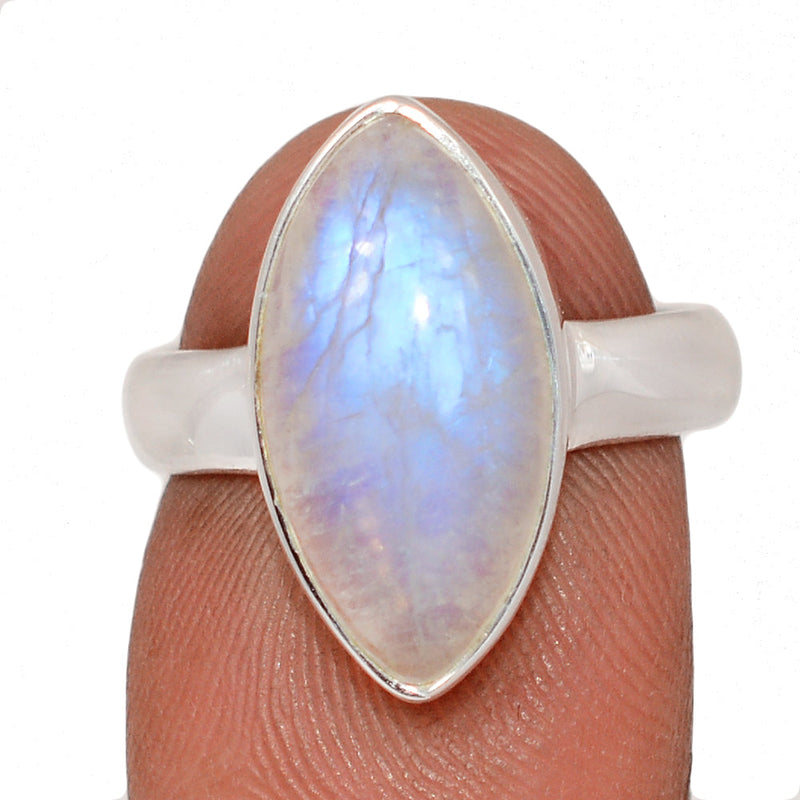 Blue Fire Moonstone Ring - BFMR4901