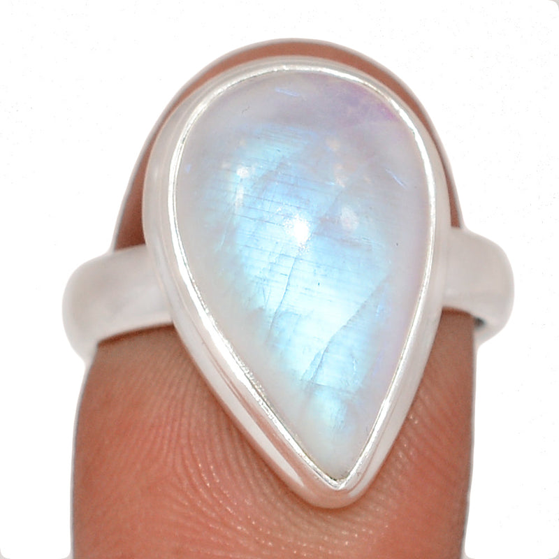 Blue Fire Moonstone Ring - BFMR4911