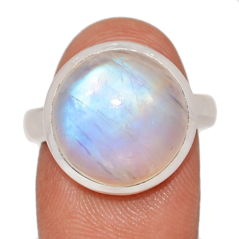 Blue Fire Moonstone Ring - BFMR4919