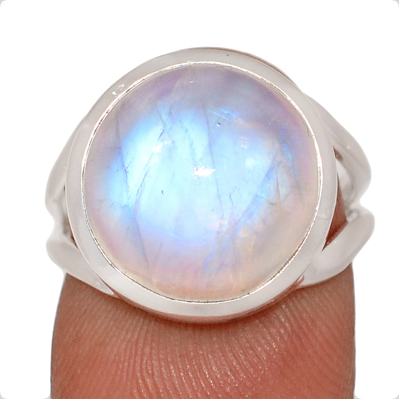 Blue Fire Moonstone Ring - BFMR4922