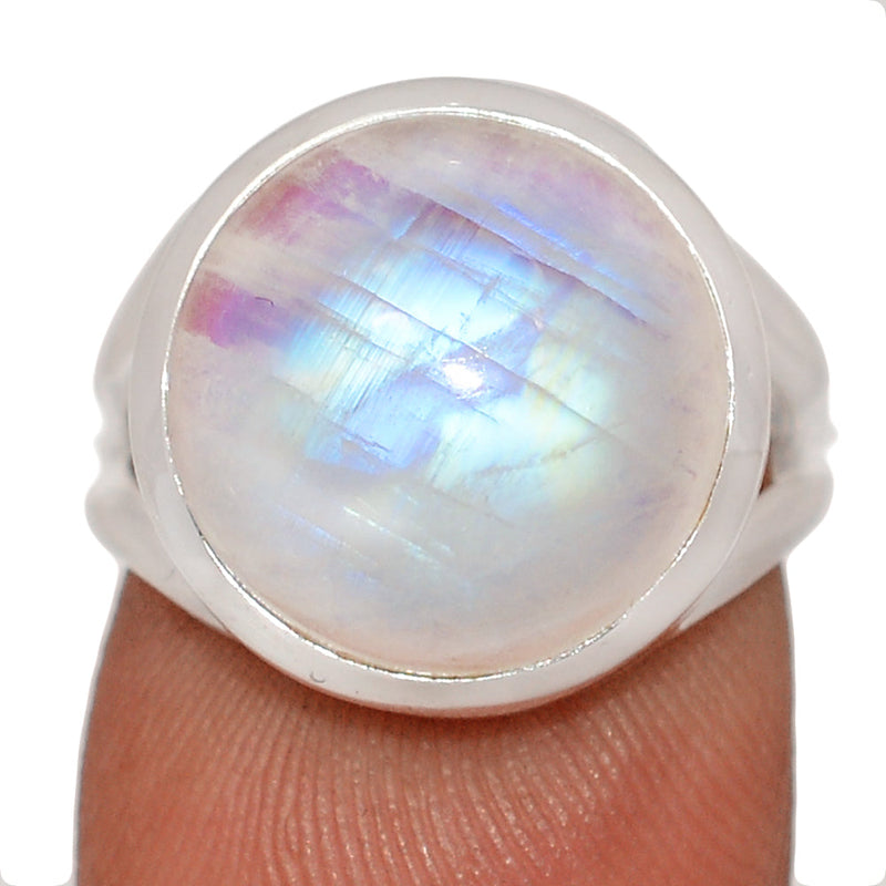 Blue Fire Moonstone Ring - BFMR4924