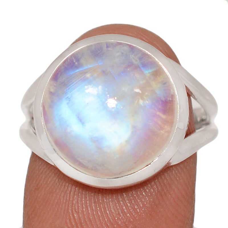 Blue Fire Moonstone Ring - BFMR4925