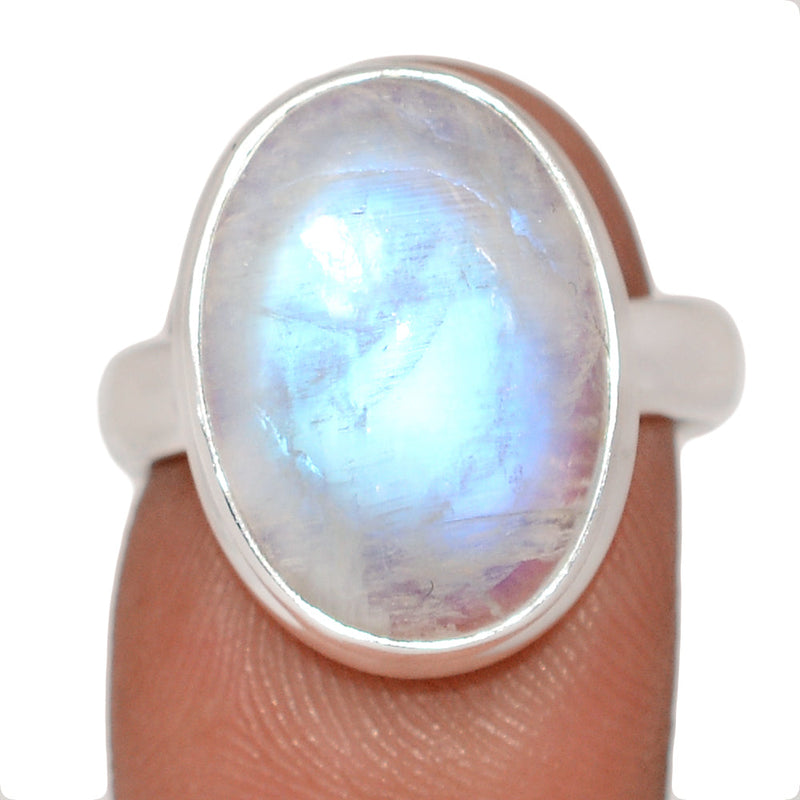 Blue Fire Moonstone Ring - BFMR4927