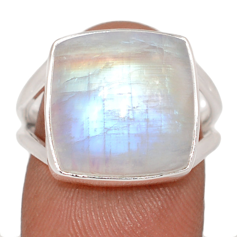 Blue Fire Moonstone Ring - BFMR4932