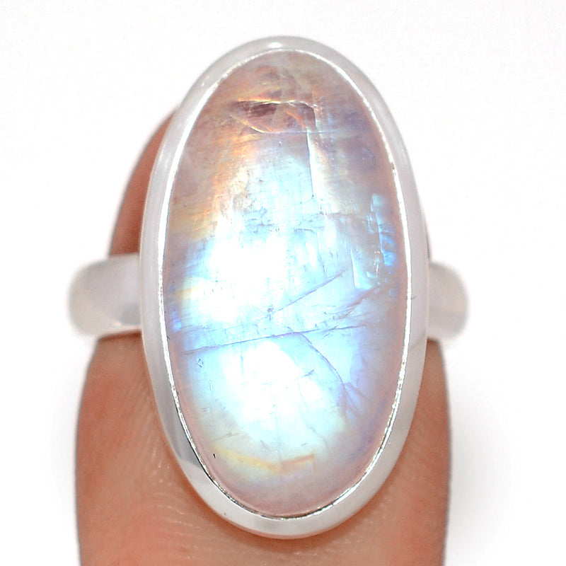 Blue Fire Moonstone Ring - BFMR4950