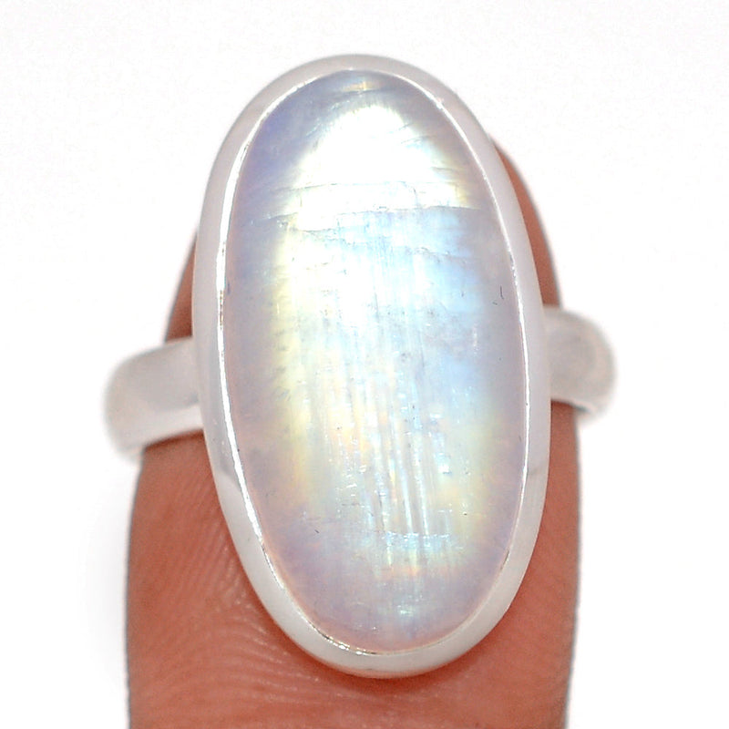 Blue Fire Moonstone Ring - BFMR4955