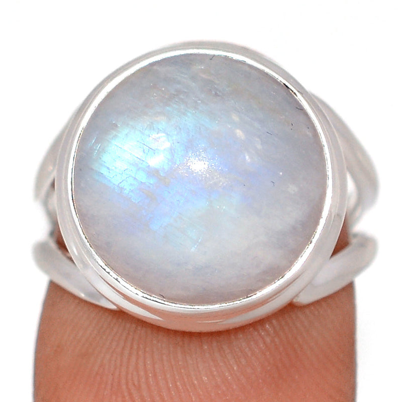 Blue Fire Moonstone Ring - BFMR4958