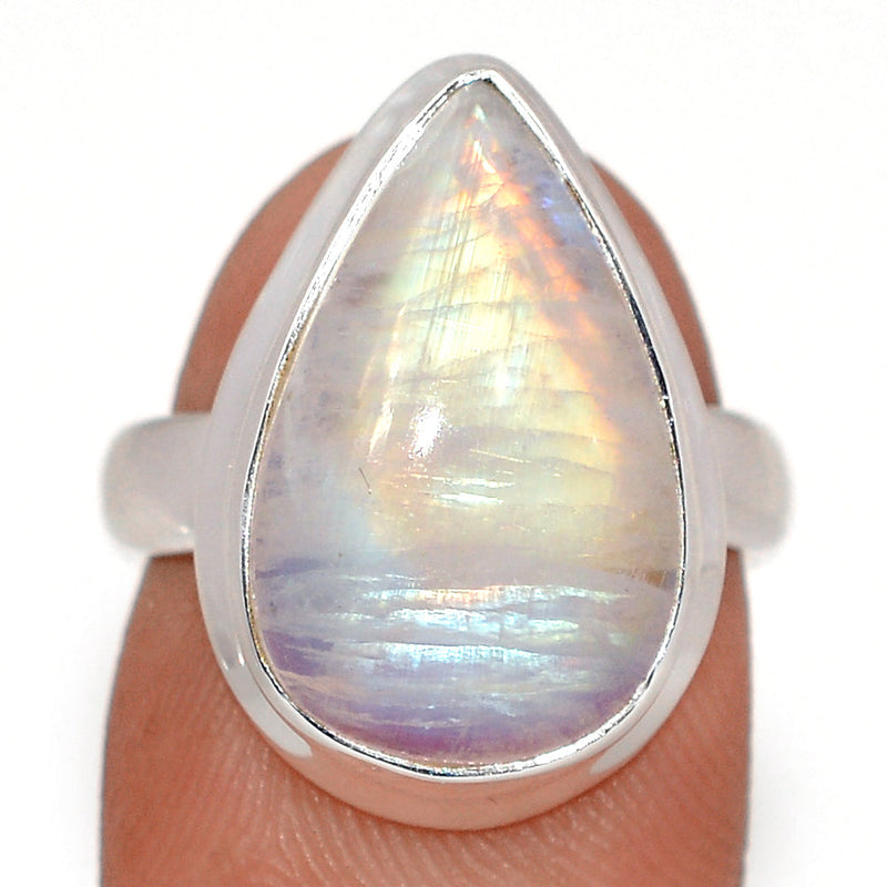 Blue Fire Moonstone Ring - BFMR4960