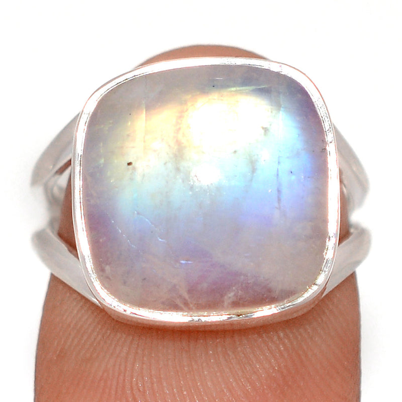 Blue Fire Moonstone Ring - BFMR4964